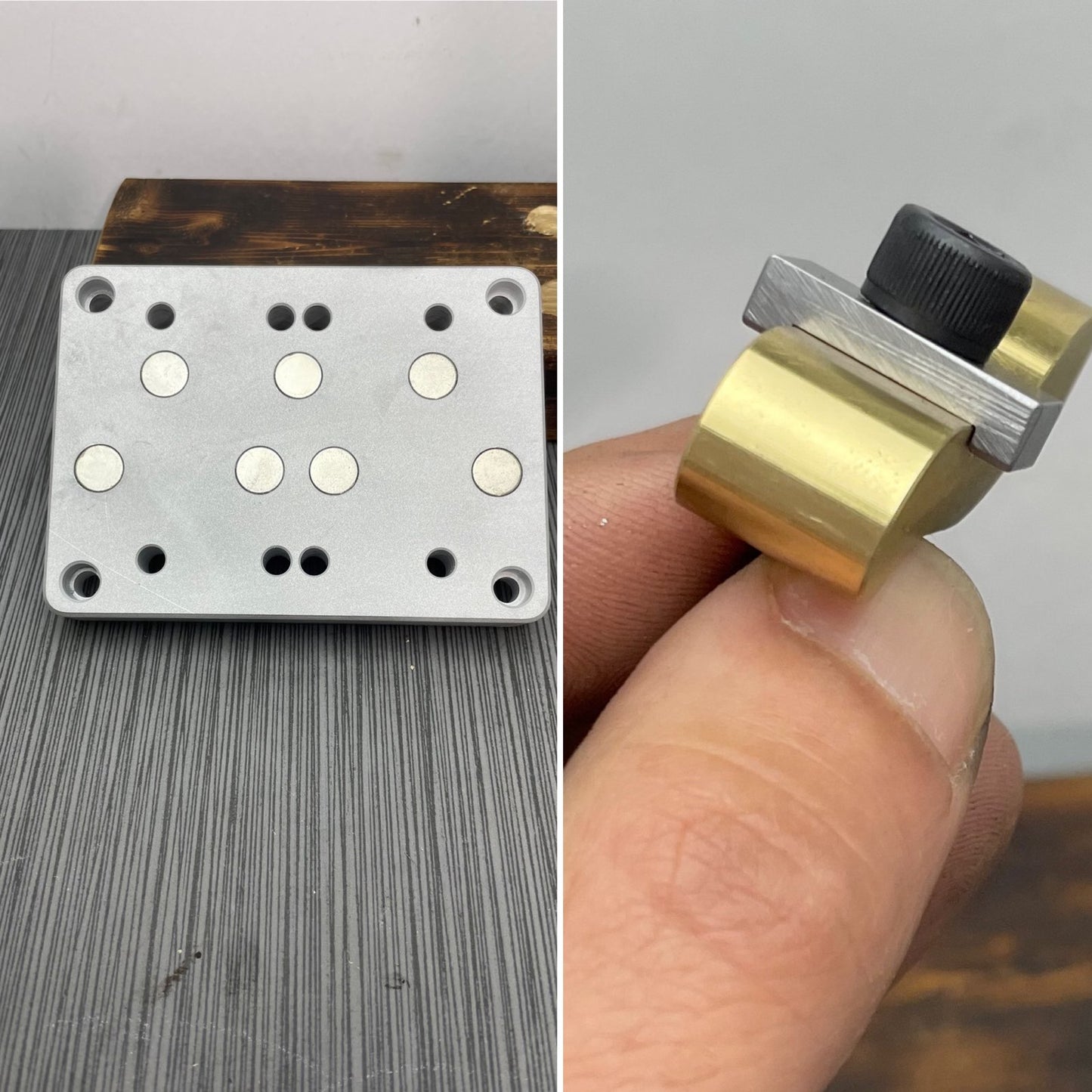 Magnetic Wedge Stamping Block