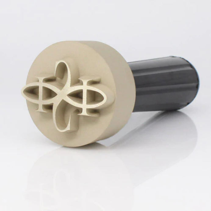 Custom Food Safe Brass Flat Stamp for ICE