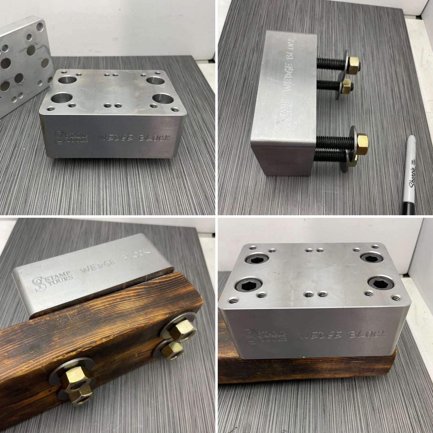 Magnetic Wedge Stamping Block
