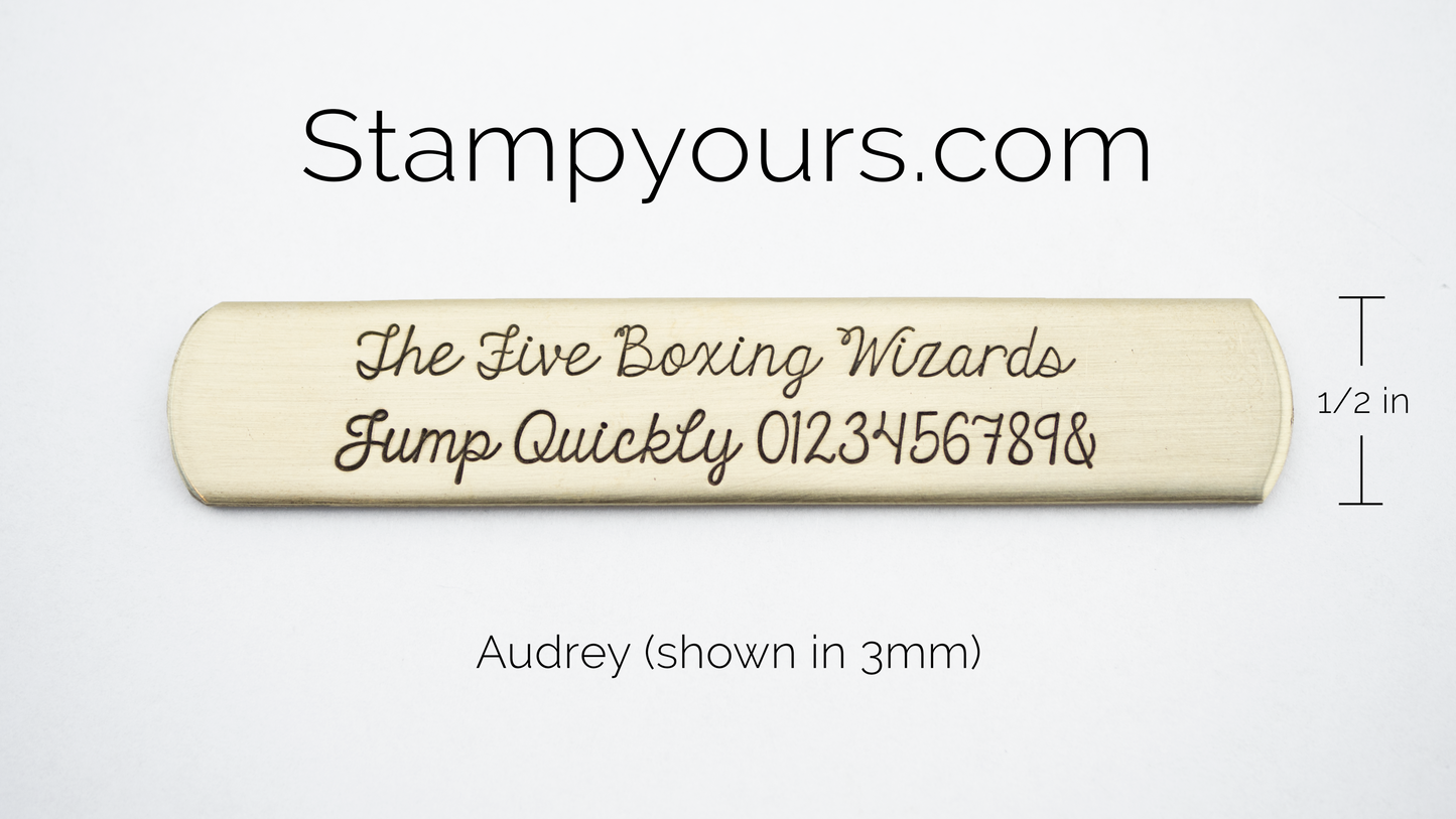 Audrey ( 2.5mm - 5.5mm ) - Stamp Yours