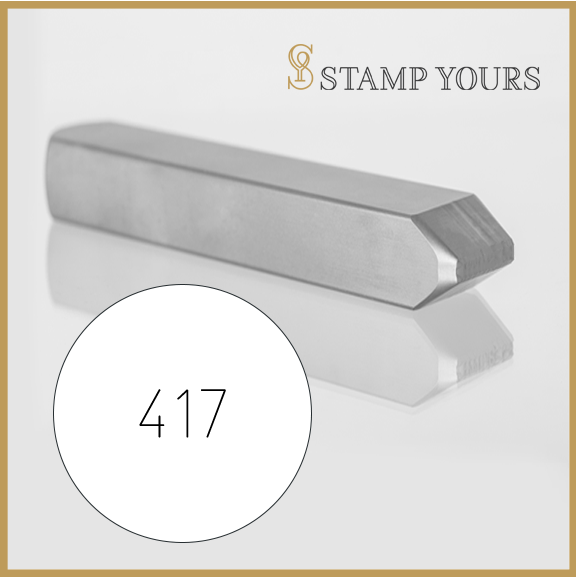 417 Marking Metal Hand Stamp By Stamp Yours