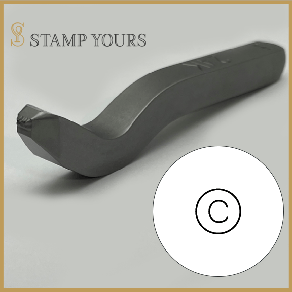 Copyright C Symbol Inside Ring Stamp By Stamp Yours