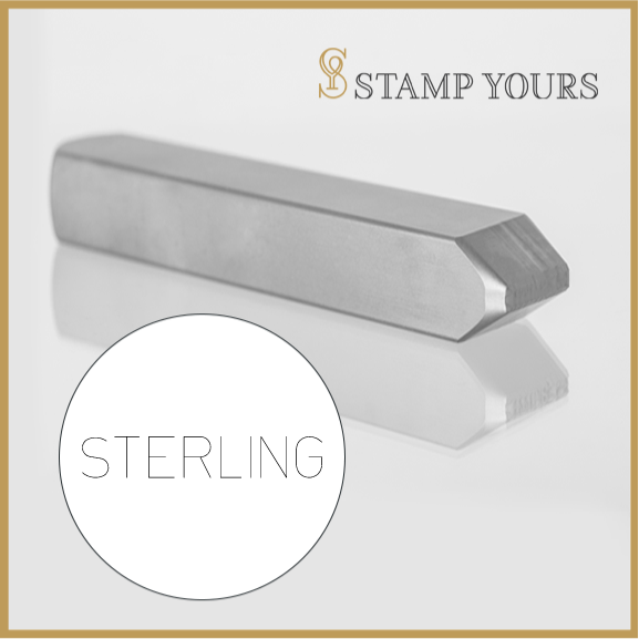 STERLING Marking Metal Hand Stamp By Stamp Yours