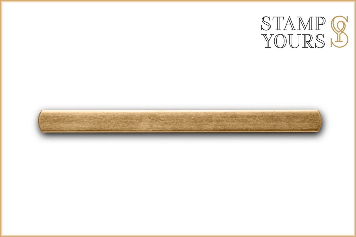 1/2" x 6-1/4" Brass Bracelet Blanks - Stamp Yours