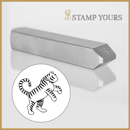Tiger Zodiac Animal Metal Stamp - Stamp Yours