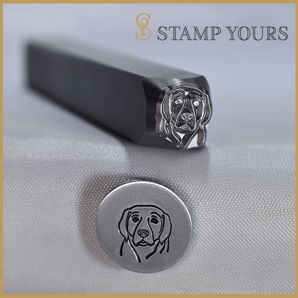 Black Labrador Metal Stamp  Lab Dog Breed Jewelry Stamp – Stamp Yours