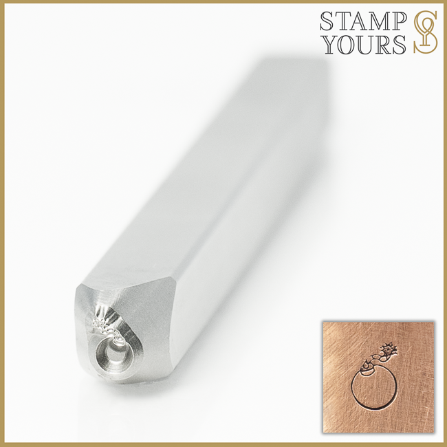 Bomb Metal Stamp Design For Jewelry and Stainless Steel By Stamp Yours