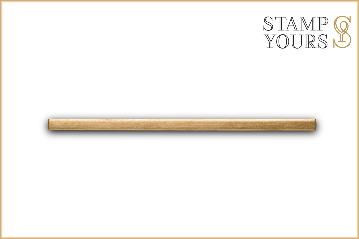 1/4" x 5-3/4" Brass Bracelet Blanks - Stamp Yours