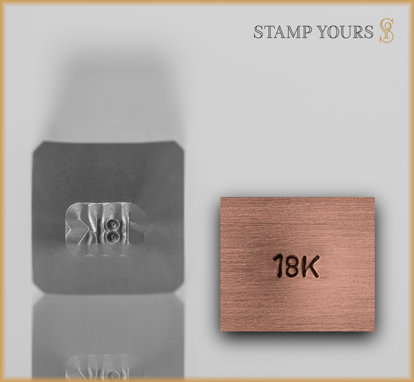 18k Jewelry Hallmark Stamp - Stamp Yours