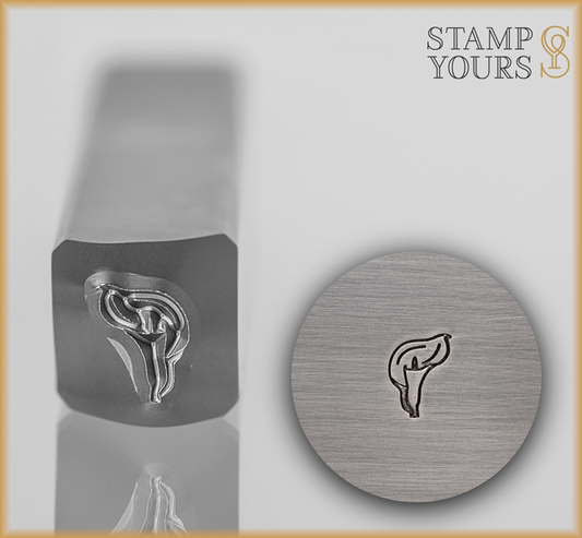 Calla Lilly Flower Design Stamp - Stamp Yours