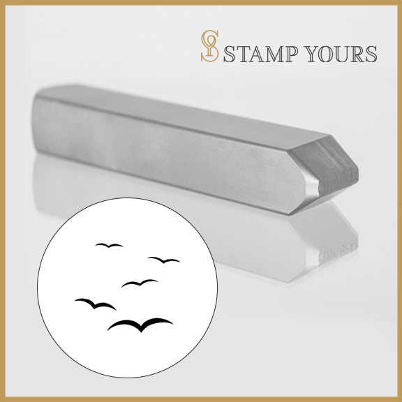 Bird Flock Metal Stamp - Stamp Yours