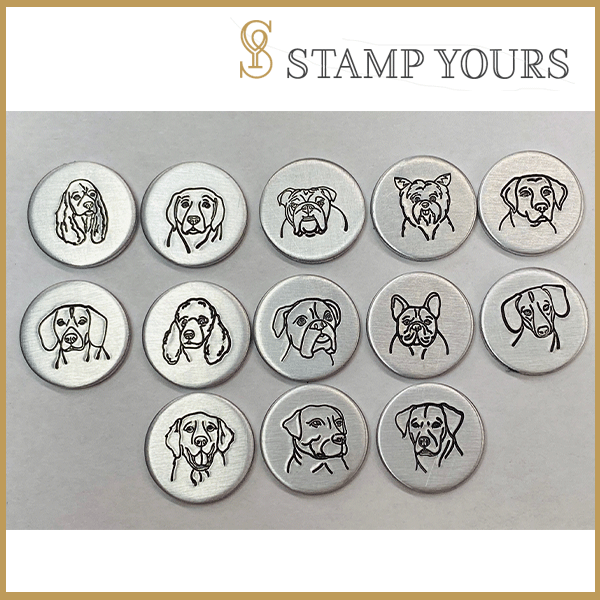 14 Dogs Metal Stamp Bundle