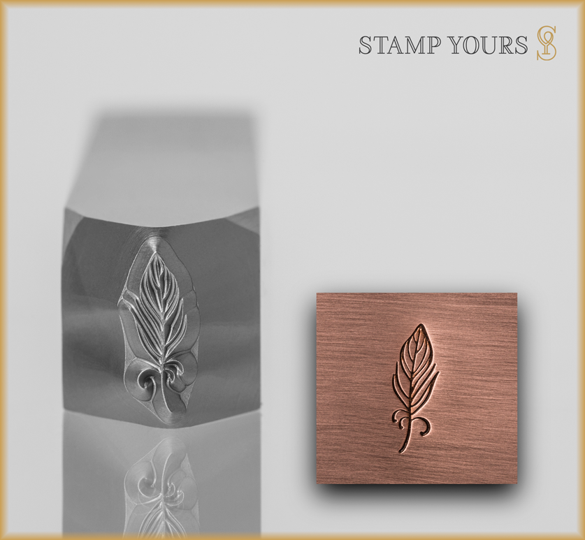 Boho Feather Design - Stamp Yours