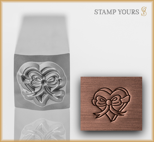 Ribbon Heart - Stamp Yours