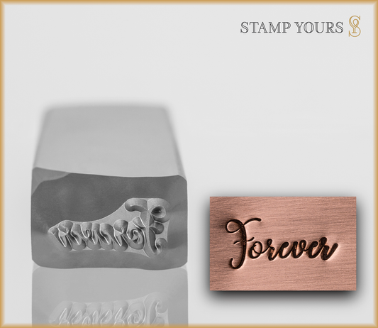 Hand Lettered Word "Forever" - Stamp Yours