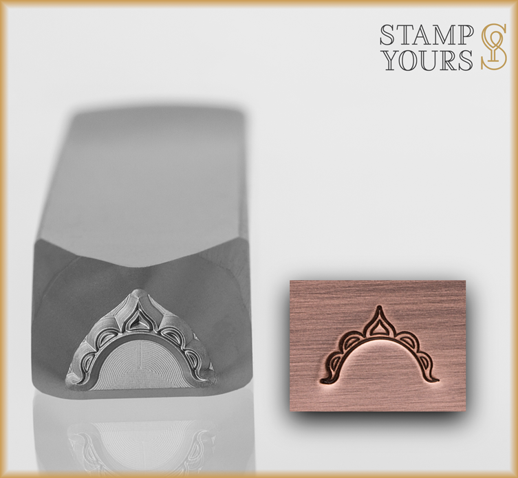 Design Composition Series - Flaming Half Sun - Stamp Yours