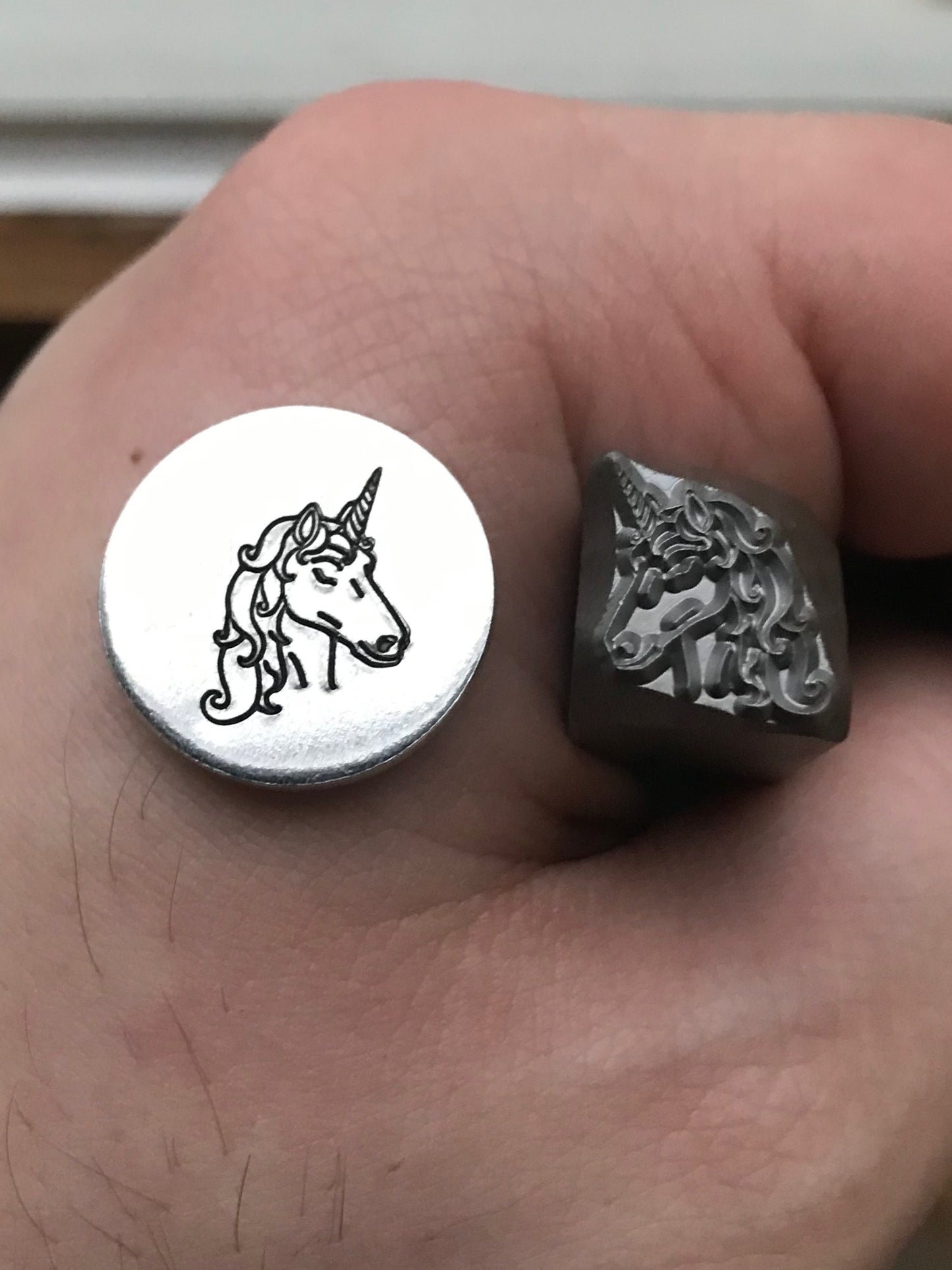 Unicorn Metal Stamp