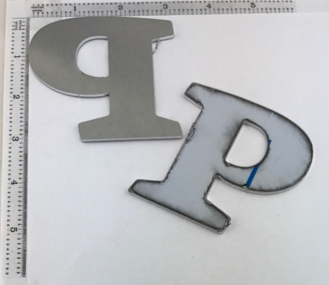 Letter Blanks " P " - Stamp Yours
