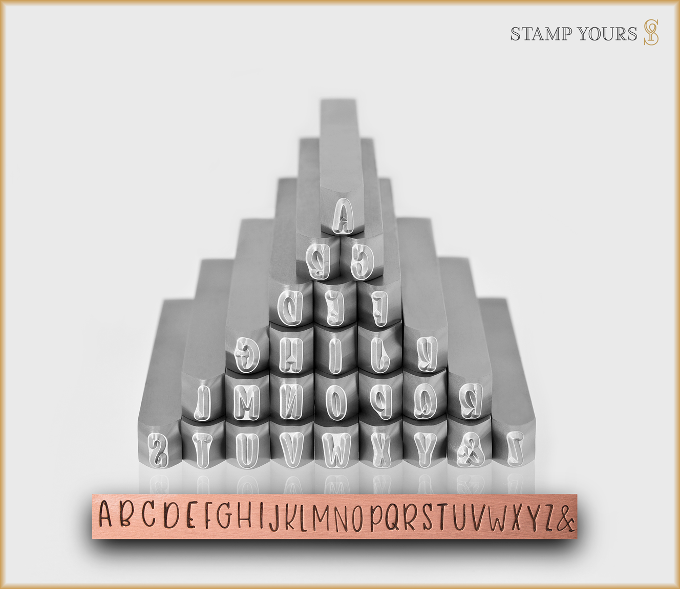 Pumpkin Spice 3mm Uppercase - Stamp Yours