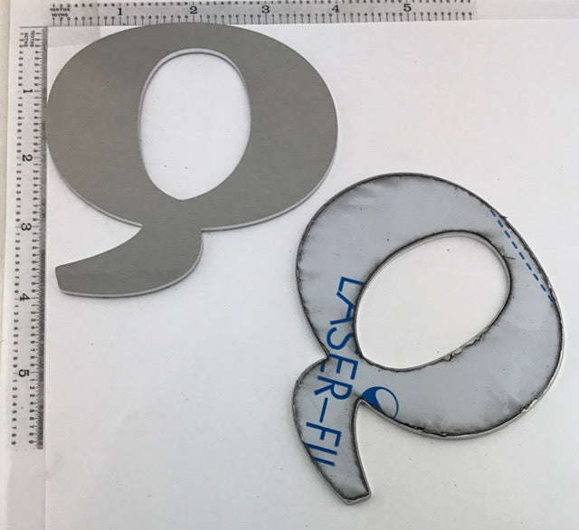 Letter Blanks " Q " - Stamp Yours