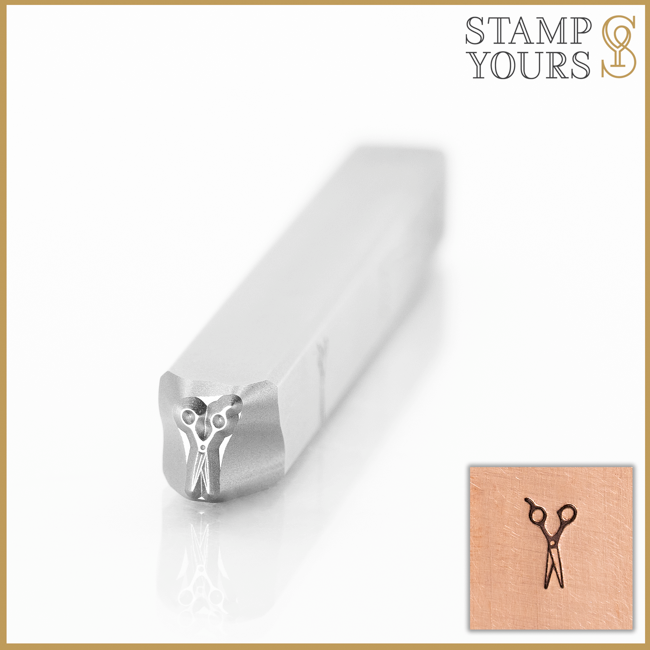 Scissors Metal Stamp Design For Jewelry By Stamp Yours