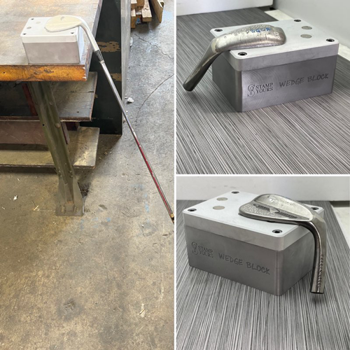 Magnetic Wedge Stamping Block