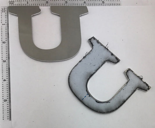 Letter Blanks " U " - Stamp Yours