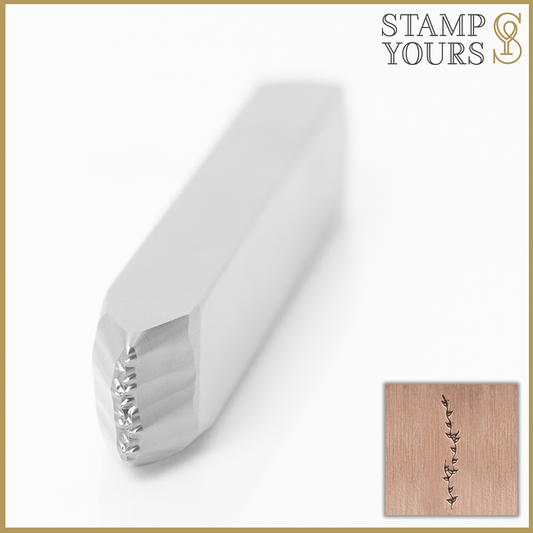 Vine with Leaves Metal Stamp Design for Jewelry and Stainless Steel By Stamp Yours