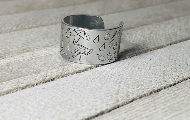Water Drop Metal Stamp