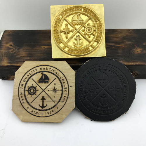 Custom Brass Stamps Brass Die for Wood Branding Leather Marking