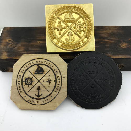 Custom Brass Stamps & Brass Die for Wood Branding, Leather Marking, & Hot Stamping Leather!