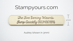 Audrey ( 2.5mm - 5.5mm ) - Stamp Yours