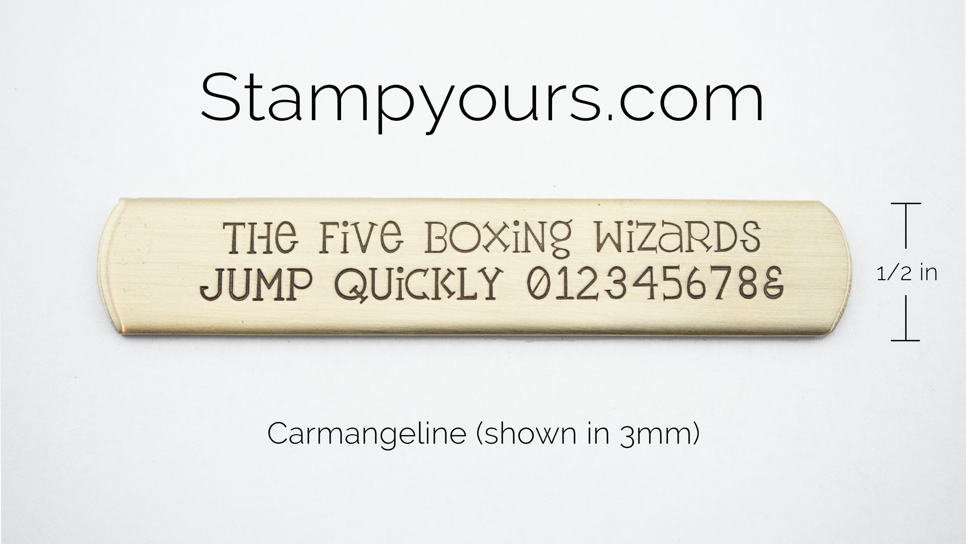 Carmangeline ( 2.5mm - 4.5mm ) - Stamp Yours