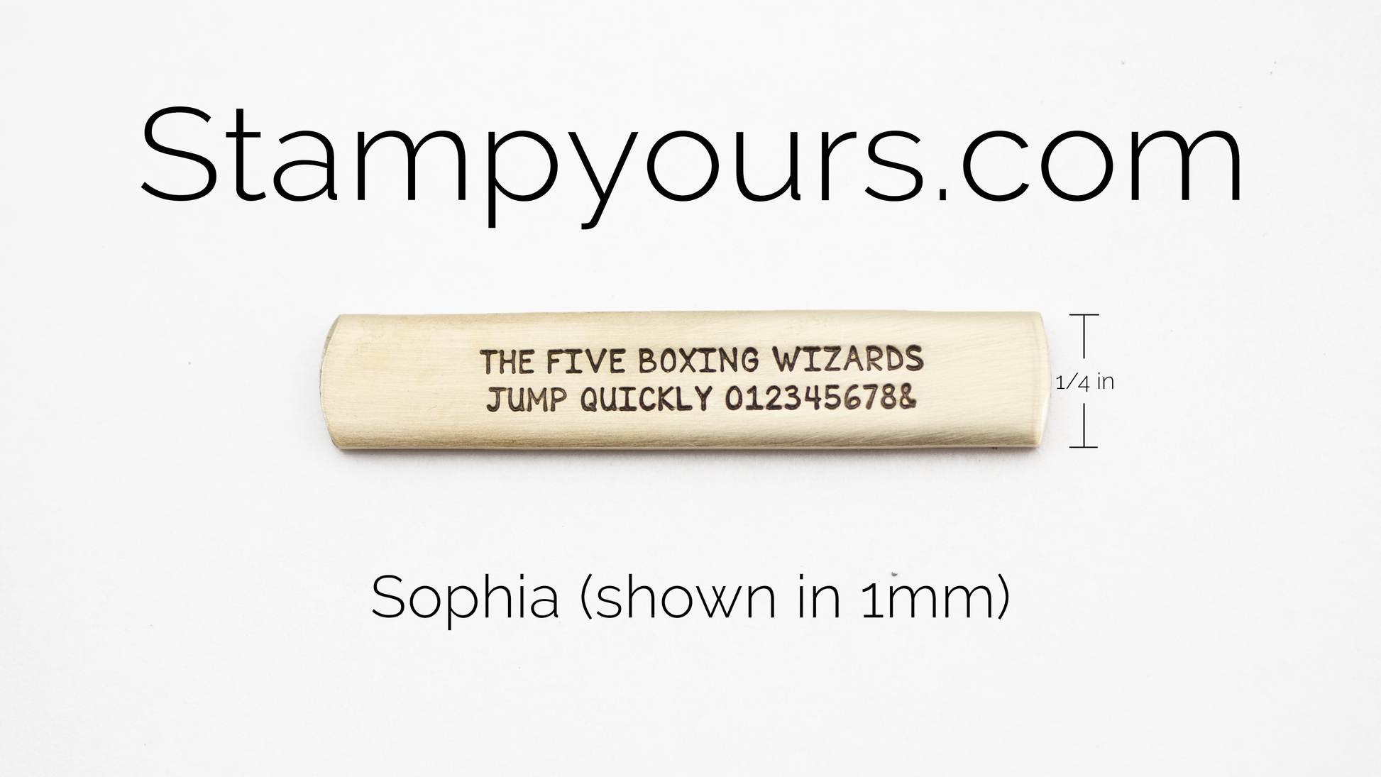 Sophia ( 1mm ) - Stamp Yours