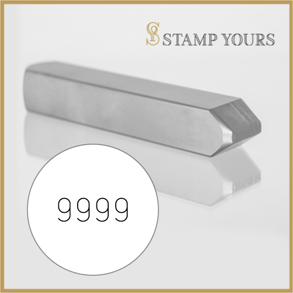 9999 Marking Metal Hand Stamp By Stamp Yours