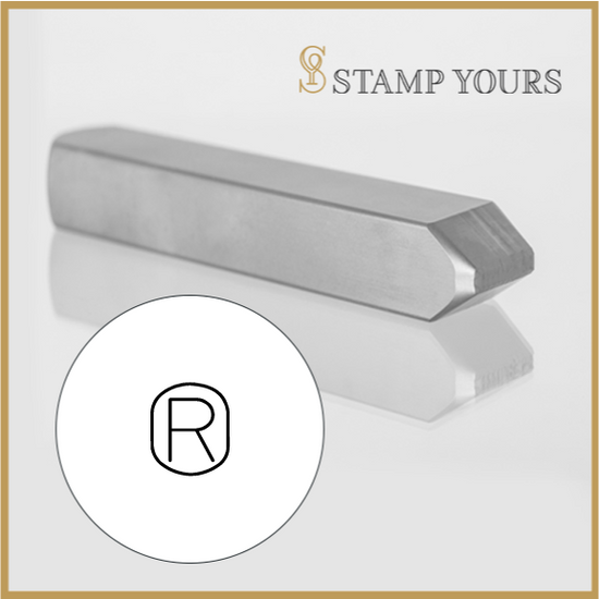 Registered R Symbol Metal Stamp| Metal Hand Stamp | Jewelry Hallmark ...