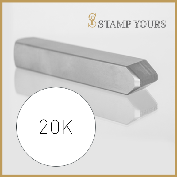 20K Marking Metal Hand Stamp By Stamp Yours