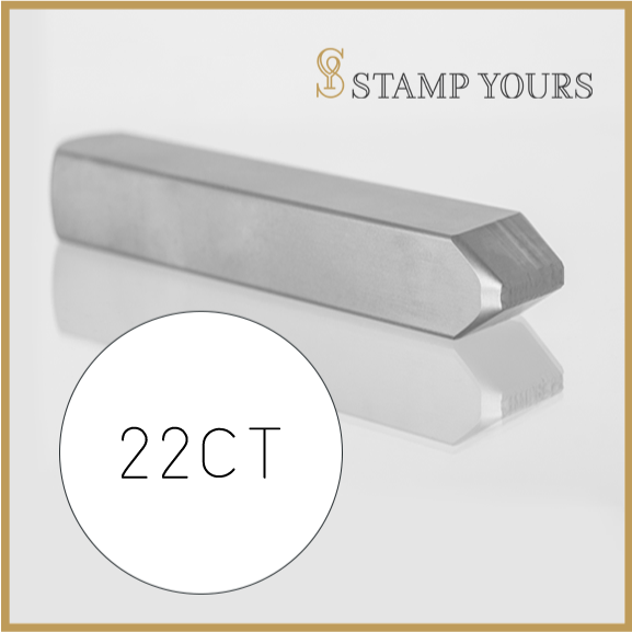 22CT Marking Metal Hand Stamp By Stamp Yours