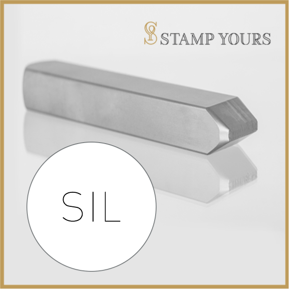 SIL Marking Metal Hand Stamp By Stamp Yours