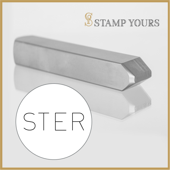 STER Marking Metal Hand Stamp By Stamp Yours