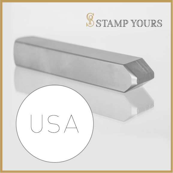 USA Marking Metal Hand Stamp By Stamp Yours