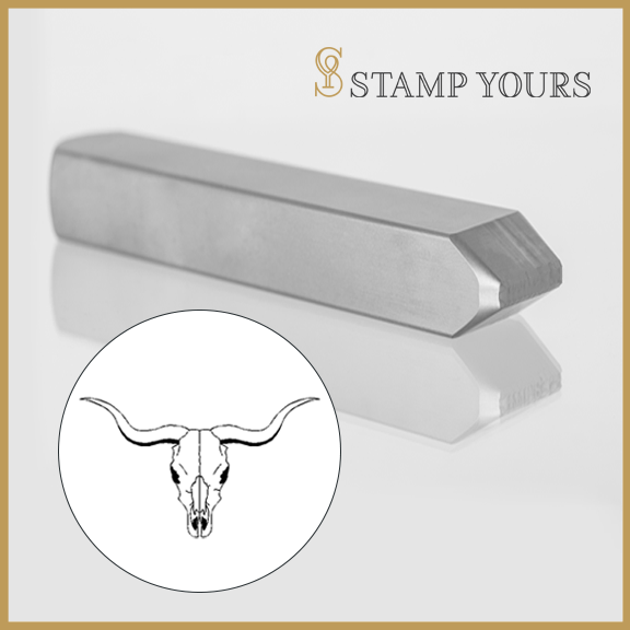 Longhorn Metal Stamp - Stamp Yours