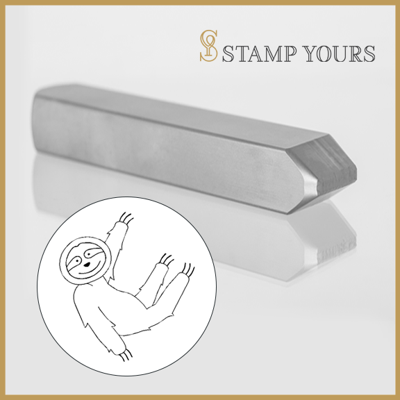 Sloth Metal Stamp - Stamp Yours