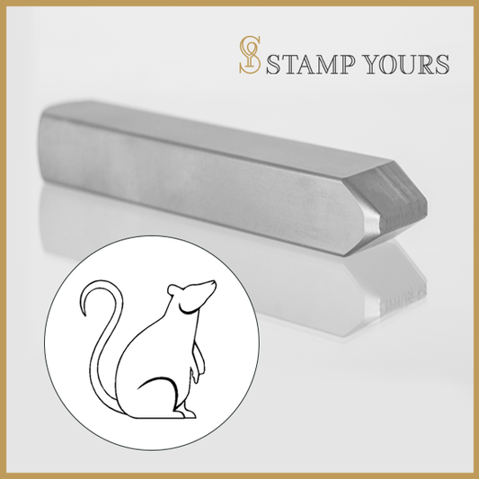 Rat Zodiac Animal Metal Stamp - Stamp Yours