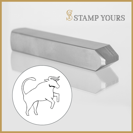 Bull Zodiac Animal Metal Stamp - Stamp Yours