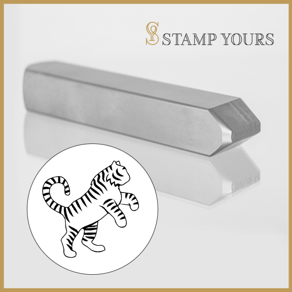 Tiger Zodiac Animal Metal Stamp - Stamp Yours