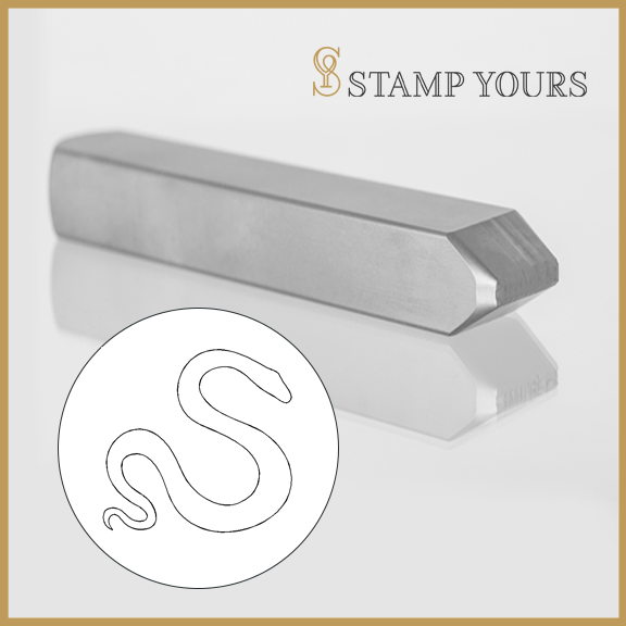 Snake Zodiac Animal Metal Stamp - Stamp Yours