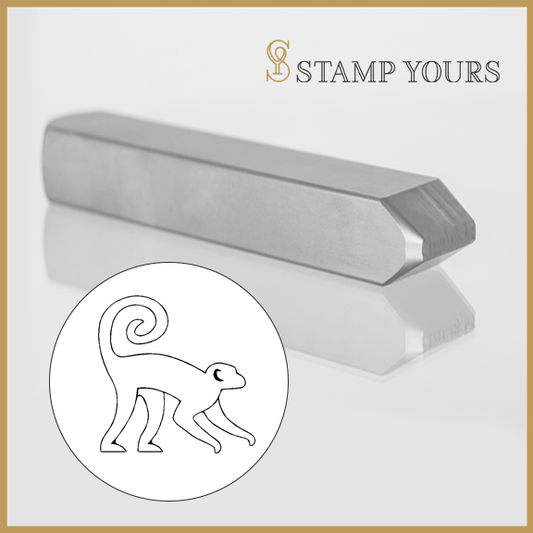 Monkey Zodiac Animal Metal Stamp - Stamp Yours