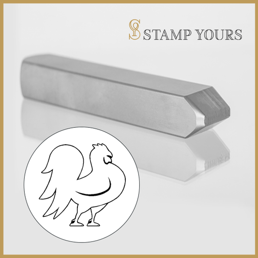 Roster Zodiac Animal Metal Stamp - Stamp Yours