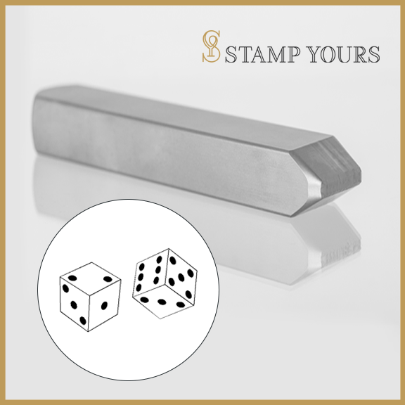 Dice Metal Stamp Design By Stamp Yours